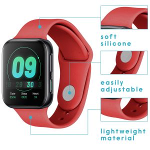 iMoshion Silikonband für die Oppo Watch 41 mm - Rot