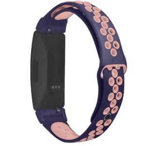 iMoshion Silikonband Sport Fitbit Inspire - Blau / Rosa