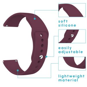 iMoshion Silikonband für die Fitbit Versa 2 / Versa Lite - Dunkelrot