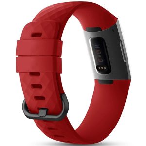 iMoshion Silikonband für die Fitbit Charge 3 / 4 - Rot