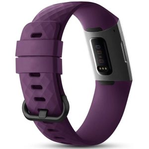 iMoshion Silikonband für die Fitbit Charge 3 / 4 - Lila