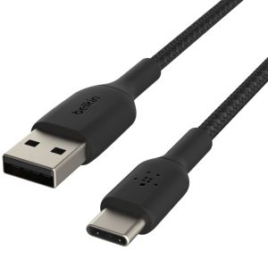 Belkin Boost↑Charge™ Braided USB-C-zu-USB-Kabel - 2 Meter - Schwarz