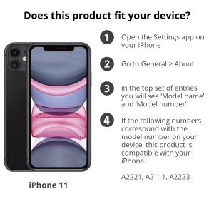 Accezz Xtreme Impact Case Transparent für das iPhone 11