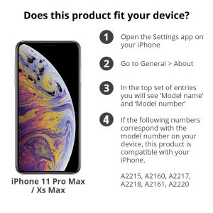 Duo Pack Screenprotector iPhone 11 Pro Max / Xs Max