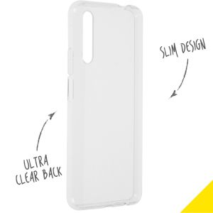 Accezz TPU Clear Cover für Huawei P Smart Pro / Y9s - Transparent
