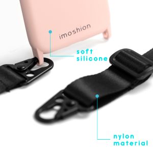 iMoshion Farbhülle mit Band - Nylonband iPhone 11 - Rosa