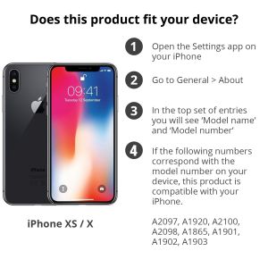 Accezz Xtreme Wallet Klapphülle Blau für das iPhone Xs / X