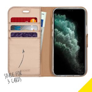 Accezz Wallet TPU Klapphülle für das iPhone 12 Mini - Gold