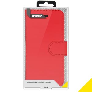 Accezz Wallet TPU Klapphülle für das iPhone 12 (Pro) - Rot