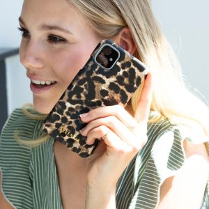Selencia Maya Fashion Backcover iPhone 12 Mini - Brown Panther