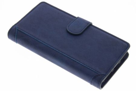 Blaue luxuriöse Portemonnaie-Klapphülle iPhone SE (2022 / 2020) / 8 / 7