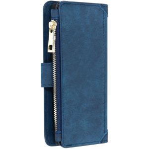 Luxuriöse Portemonnaie-Klapphülle Blau Samsung Galaxy S10
