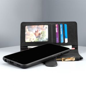 Luxuriöse Portemonnaie-Klapphülle Schwarz für Samsung Galaxy S20