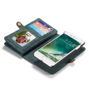 CaseMe Luxusleder 2-in-1-Portemonnaie-Klapphülle iPhone SE (2022 / 2020) / 8 /7