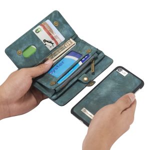 CaseMe Luxusleder 2-in-1-Portemonnaie-Klapphülle iPhone SE (2022 / 2020) / 8 /7