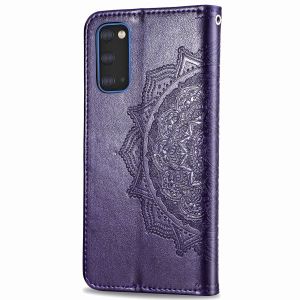 Mandala Klapphülle Violett für das Samsung Galaxy S20