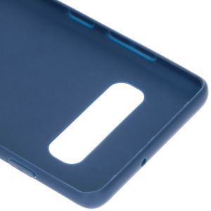 iMoshion Color TPU Hülle Dunkelblau für Samsung Galaxy S10 Plus