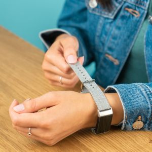 iMoshion Nylon-Armband Fitbit Charge 3 / 4 - Grau
