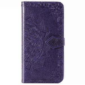 Mandala Klapphülle Xiaomi Mi Note 10 Lite - Violett