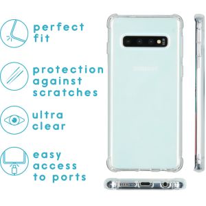 iMoshion Anti-Shock Backcover + Premium Screen Protector Galaxy S10