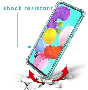 iMoshion Anti-Shock Backcover + Premium Screen Protector Galaxy A51