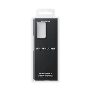 Samsung Original Leather Backcover für das Galaxy Z Fold2 - Schwarz