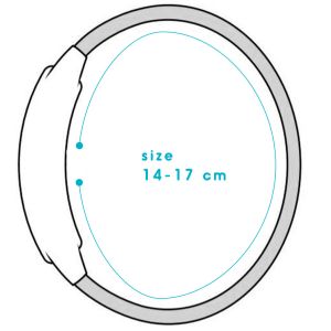 iMoshion Silikonband für die Oppo Watch 41 mm - Weiß