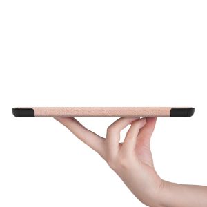 iMoshion Trifold Klapphülle für das Samsung Galaxy Tab S8 / S7 - Roségold