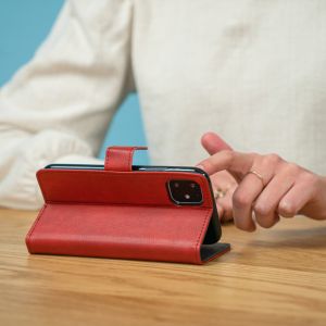 iMoshion Luxuriöse Klapphülle iPhone 12 (Pro) - Rot