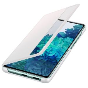 Samsung Original Clear View Cover Klapphülle für das Galaxy S20 FE - Weiß