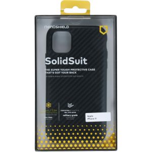 RhinoShield SolidSuit Backcover für das iPhone 11 - Carbon Fiber Black