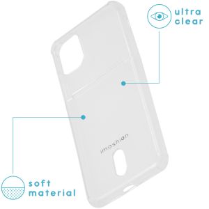 iMoshion Soft Case Back Cover mit Kartenfach iPhone 11 - Transparent