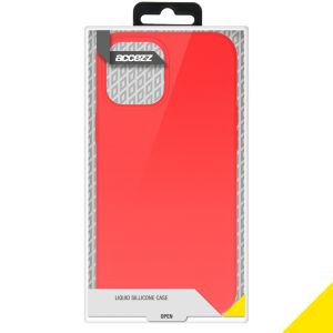 Accezz Liquid Silikoncase für das iPhone 12 Pro Max - Rot