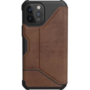 UAG Metropolis Klapphülle iPhone 12 Pro Max - Leather Brown