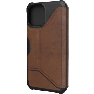 UAG Metropolis Klapphülle iPhone 12 Pro Max - Leather Brown