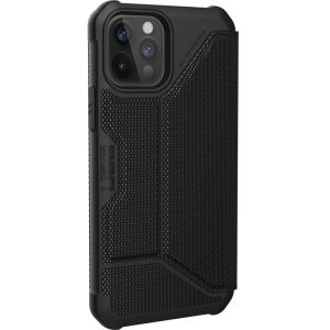 UAG Metropolis Klapphülle iPhone 12 (Pro) - Kevlar Black