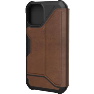 UAG Metropolis Klapphülle iPhone 12 Mini - Leather Brown