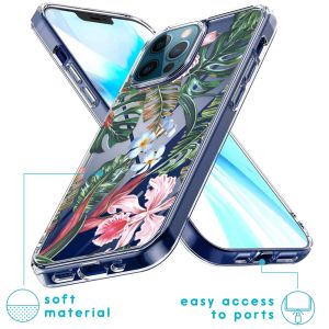 iMoshion Design Hülle iPhone 12 (Pro) - Tropical Jungle