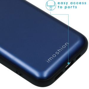 iMoshion Backcover mit Karteninhaber iPhone 12 (Pro) - Dunkelblau