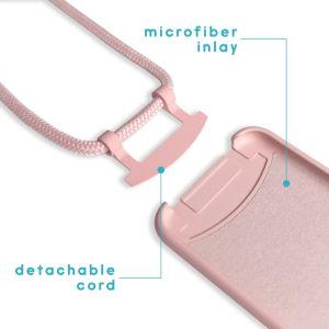 iMoshion Color Backcover mit abtrennbarem Band iPhone Xr - Rosa