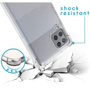 iMoshion Anti-Shock Backcover + Screen Protector Samsung Galaxy A42