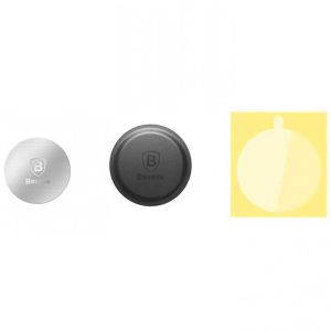 Baseus Magnetplättchen für Magnethalter – schwarz/silberfarben