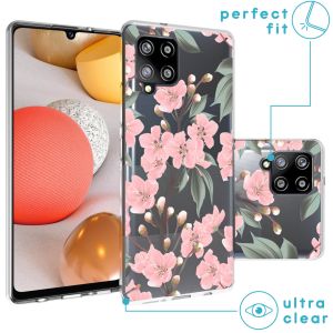 iMoshion Design Hülle für das Samsung Galaxy A42 - Cherry Blossom