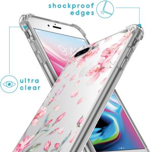 iMoshion Design Hülle mit Band für das iPhone 8 Plus / 7 Plus - Blossom Watercolor