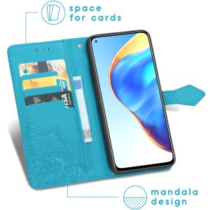 iMoshion Mandala Klapphülle Xiaomi Mi 10T (Pro) - Türkis