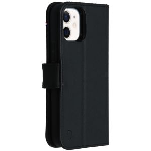 Decoded 2 in 1 Leather Klapphülle für das iPhone 12 Mini - Schwarz