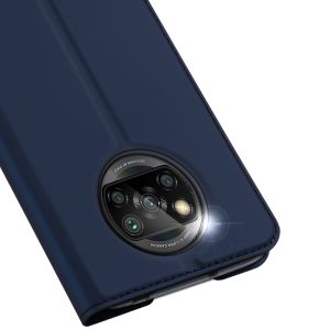 Dux Ducis Slim TPU Klapphülle für das Xiaomi Poco X3 (Pro) - Dunkelblau