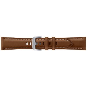 Samsung Original Leather Band Braun Galaxy Watch Active 2 / Watch 3 41mm - M/L 