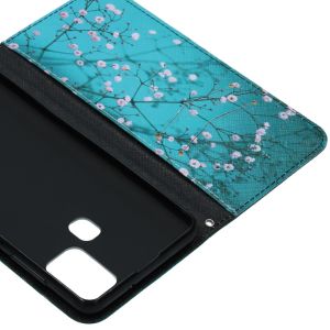 Design TPU Klapphülle für das Samsung Galaxy A21s