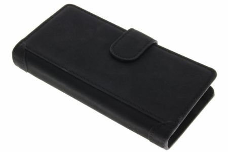 Schwarze luxuriöse Portemonnaie-Klapphülle für das iPhone 6 / 6s